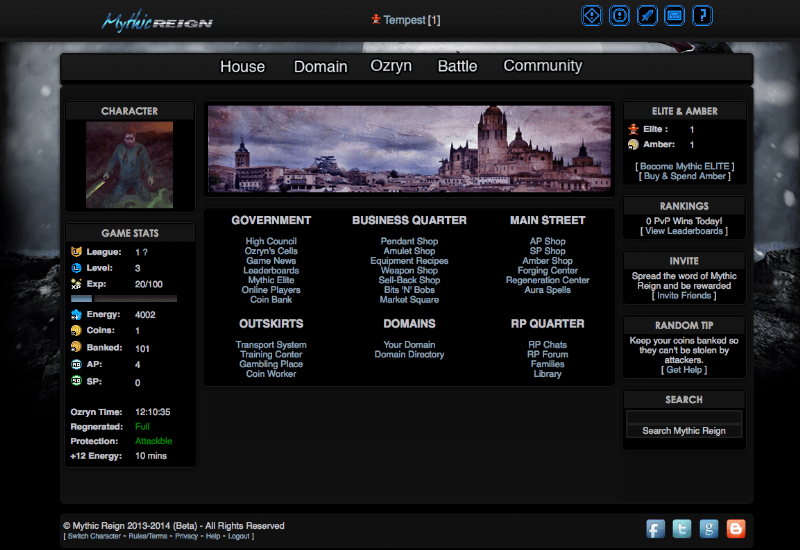Screenshot Mythic Reign