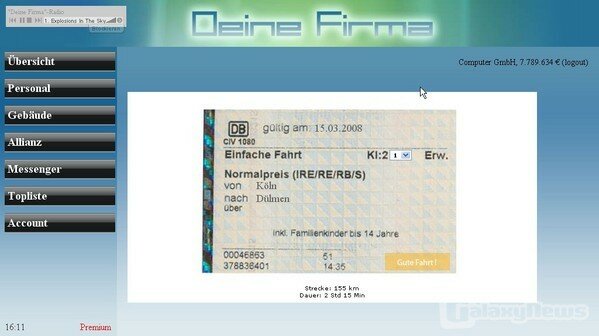 Screenshot Deine Firma