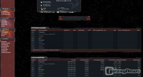 Screenshot Galaxy-Network