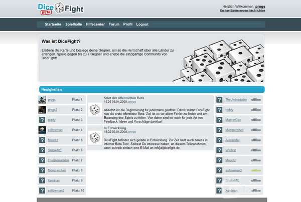 Screenshot DiceFight