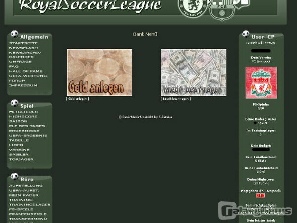 Screenshot Royal Soccer League