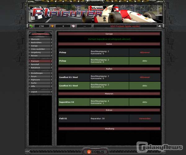 Screenshot F1Fighter
