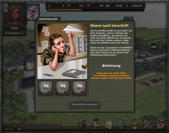 Screenshot Soldatenspiel