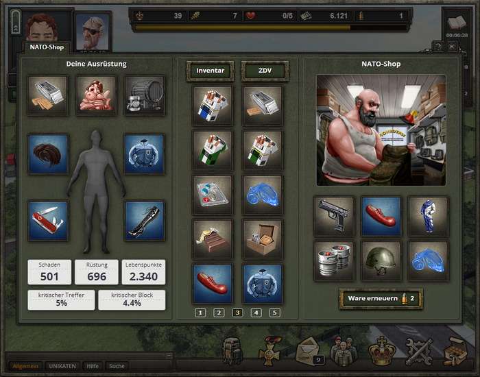 Screenshot Soldatenspiel