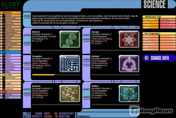 Screenshot Trekgame TNB