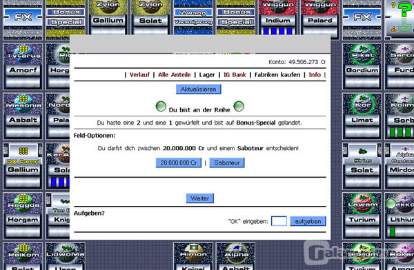 Screenshot spacEconomy