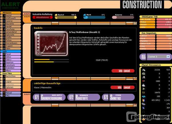 Screenshot Trekgame TNB