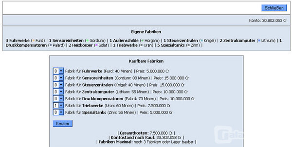 Screenshot spacEconomy