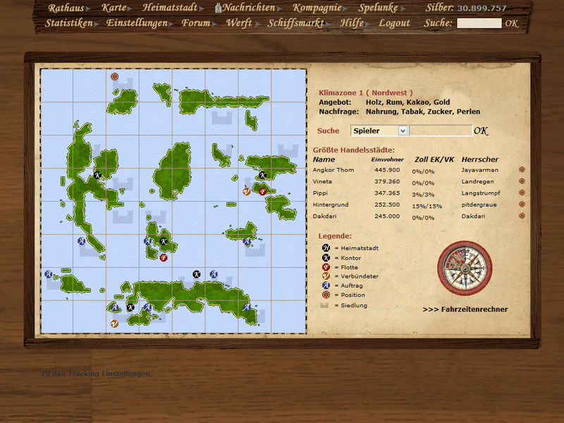Screenshot Händler und Piraten