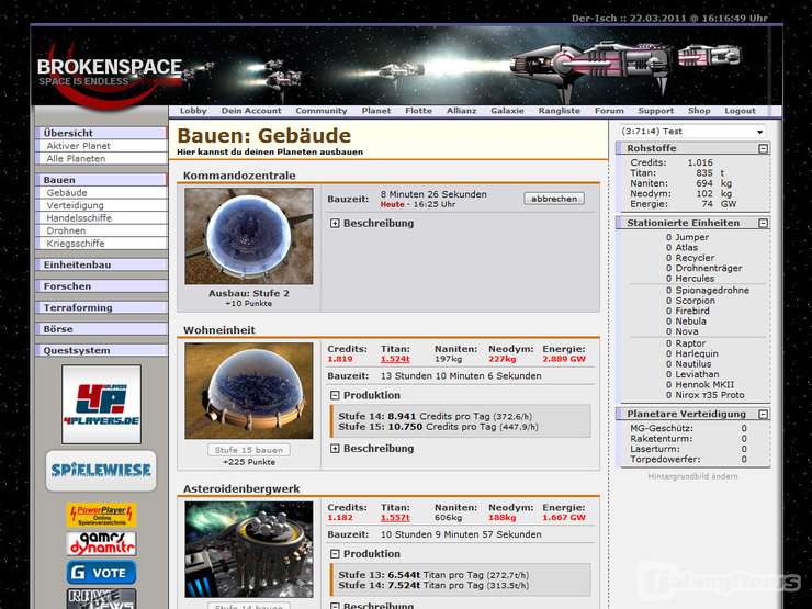 Screenshot Brokenspace