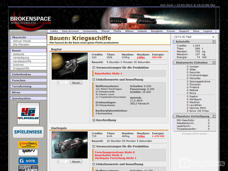 Screenshot Brokenspace