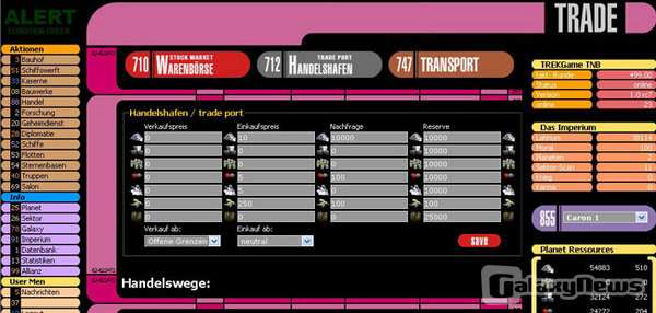 Screenshot Trekgame TNB