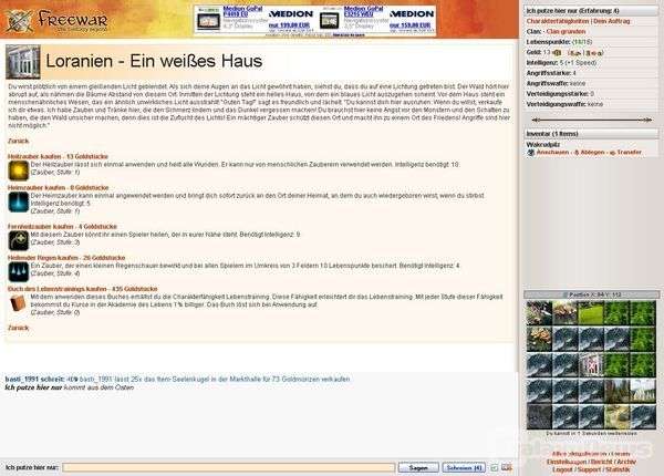 Screenshot Freewar.de