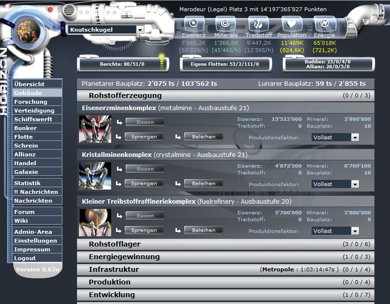 Screenshot Horiversum