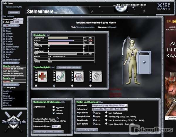 Screenshot Sternenheere