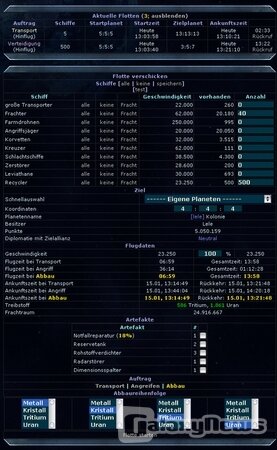 Screenshot Galaxy Empire