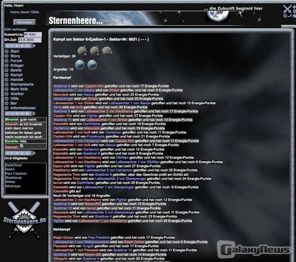 Screenshot Sternenheere