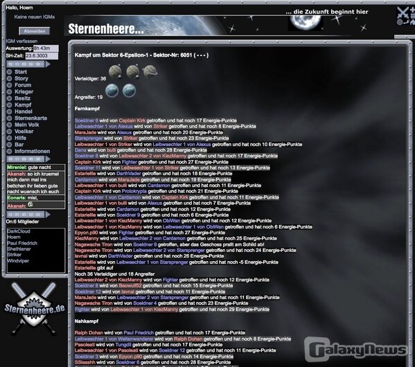 Screenshot Sternenheere