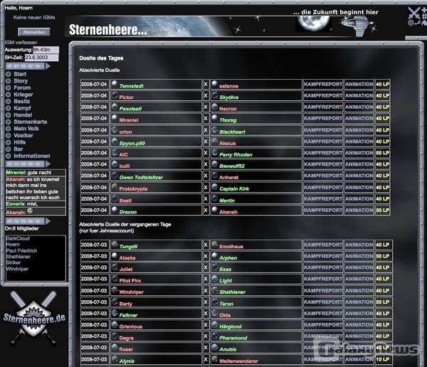 Screenshot Sternenheere