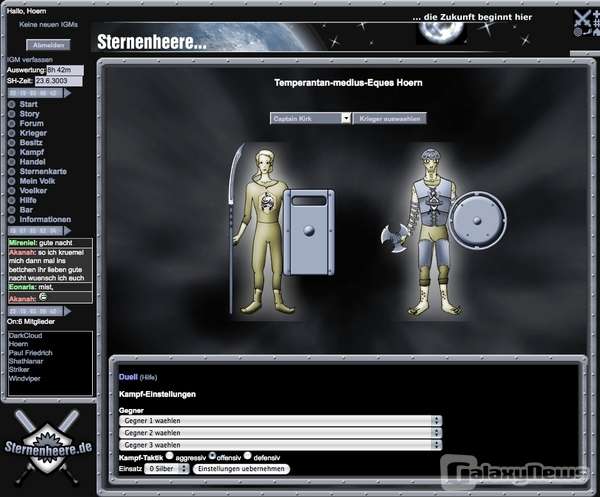 Screenshot Sternenheere