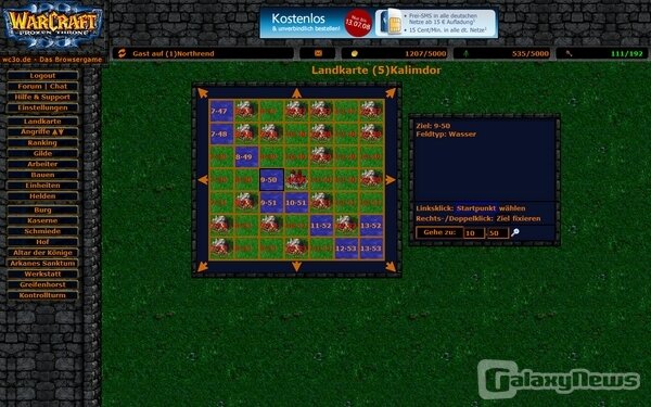 Screenshot Wc3online