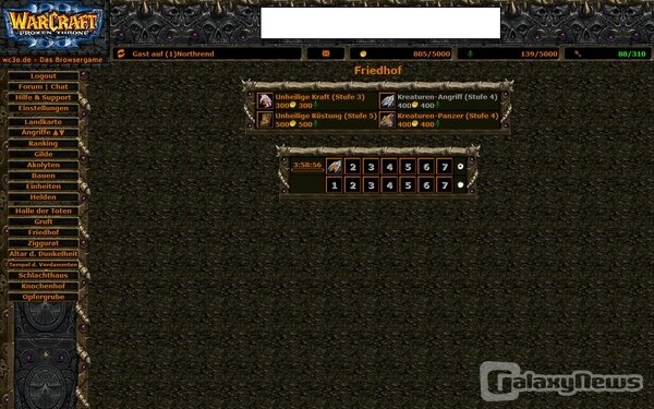 Screenshot Wc3online