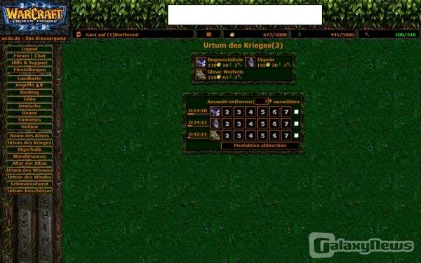 Screenshot Wc3online