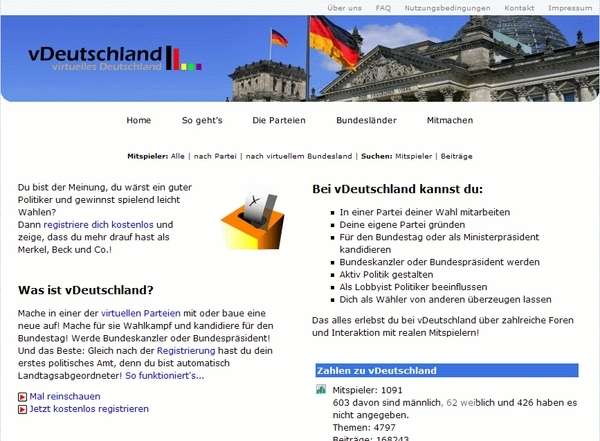 Screenshot vDeutschland