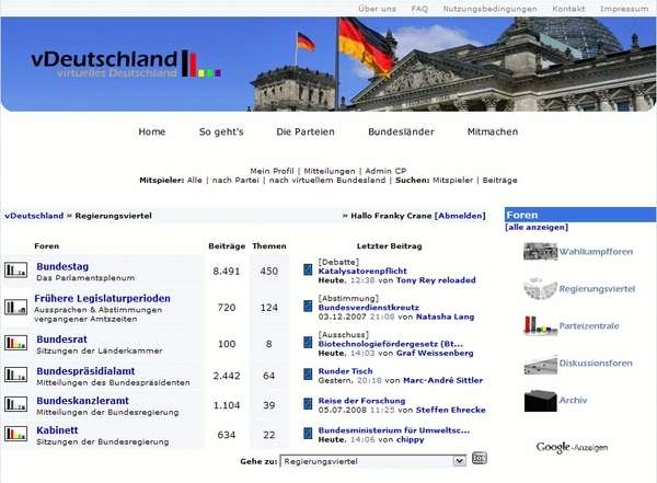 Screenshot vDeutschland