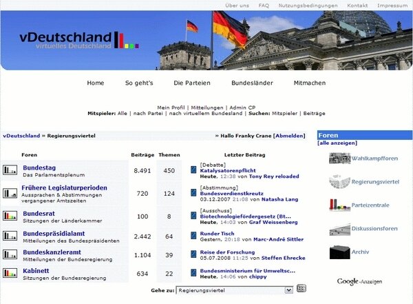 Screenshot vDeutschland