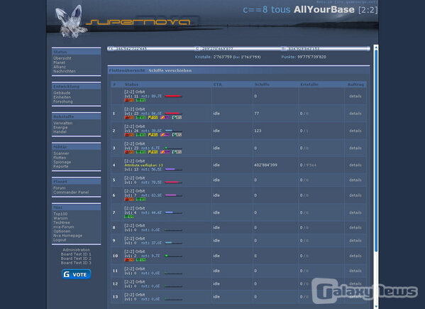 Screenshot Supernova