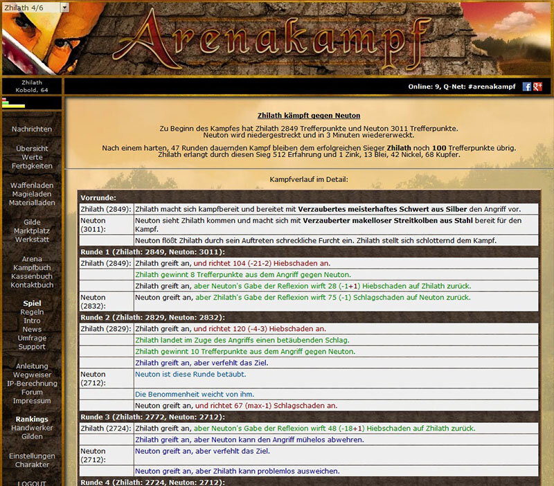 Screenshot Arenakampf