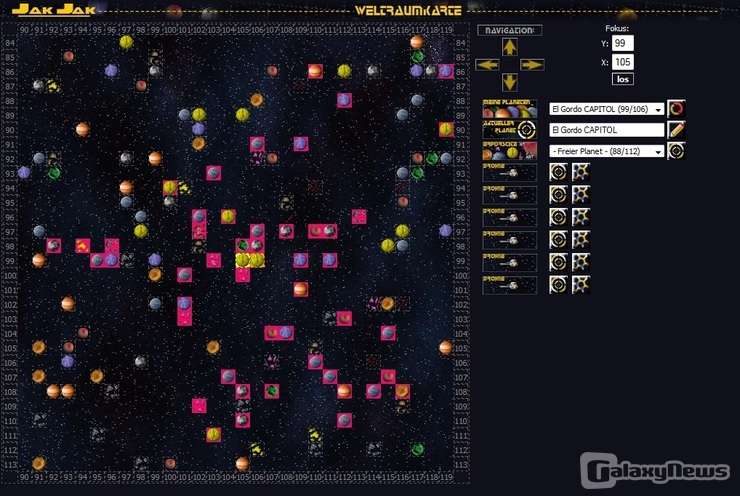 Screenshot JakJak [Kampf der Galaxien]