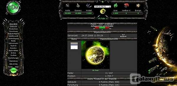 Screenshot The Dark Millenium