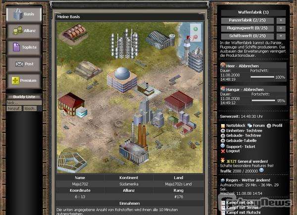 Screenshot Operation Weltherrschaft