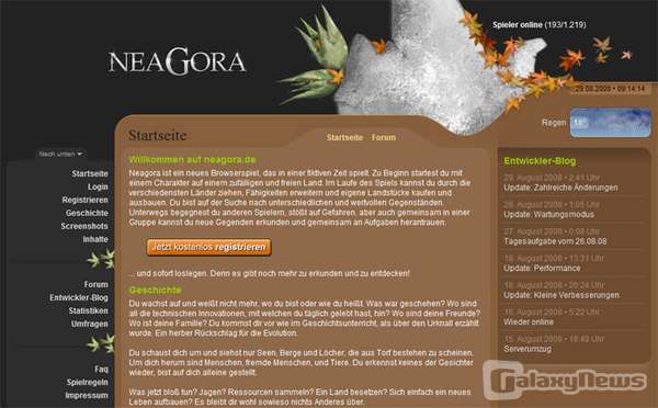 Screenshot Neagora