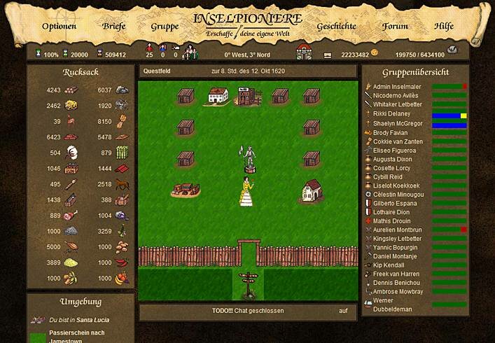 Screenshot Inselpioniere