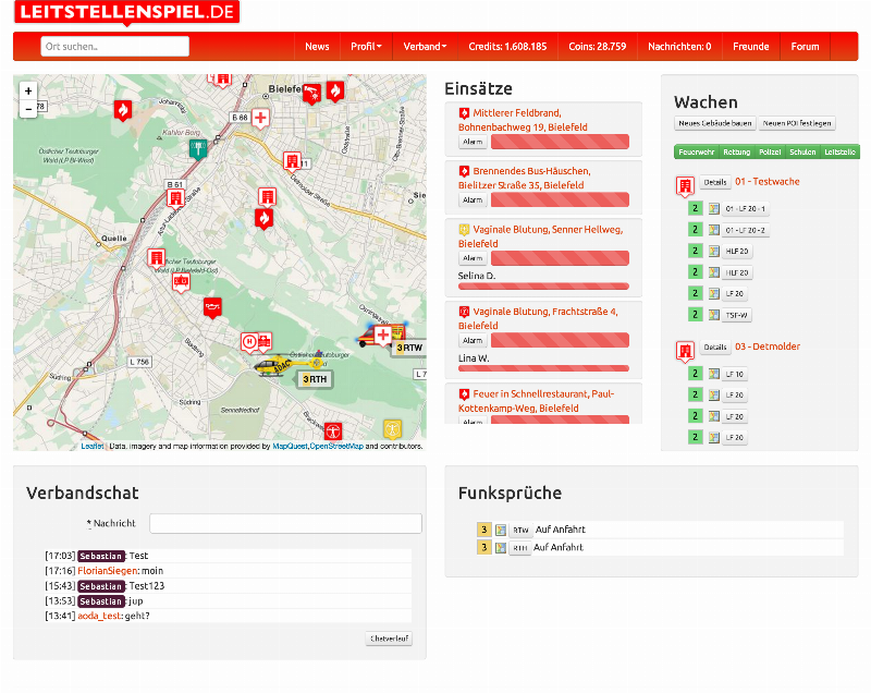 Screenshot Leitstellenspiel
