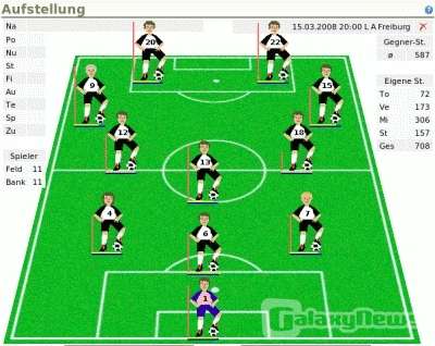 Screenshot FMO - Online Fussball Manager