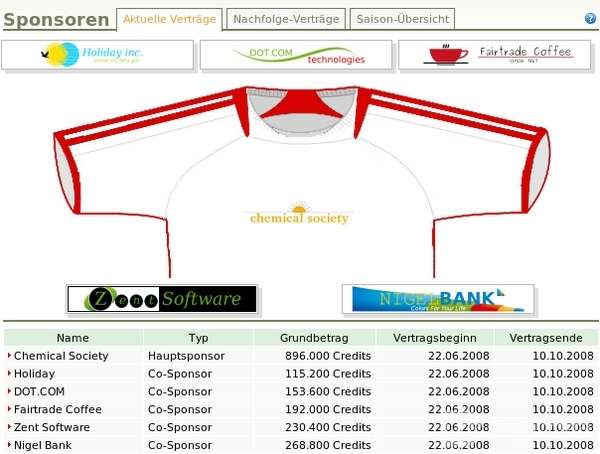 Screenshot FMO - Online Fussball Manager