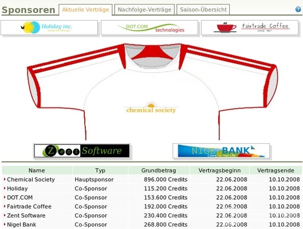 Screenshot FMO - Online Fussball Manager