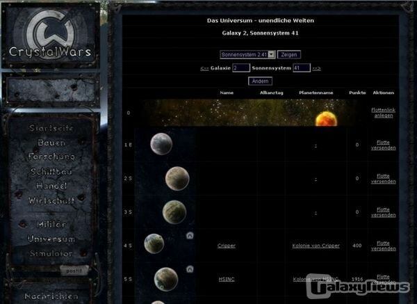 Screenshot CrystalWars