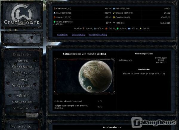 Screenshot CrystalWars