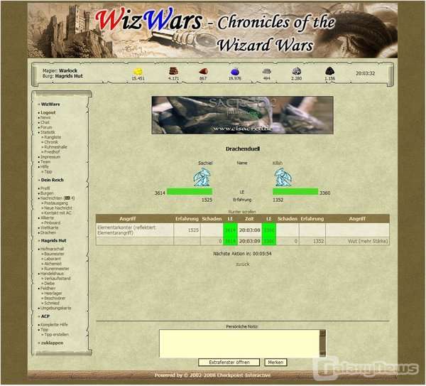 Screenshot WizWars