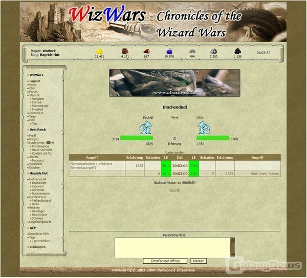 Screenshot WizWars