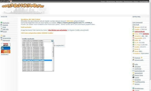 Screenshot GhettoGame Reloaded