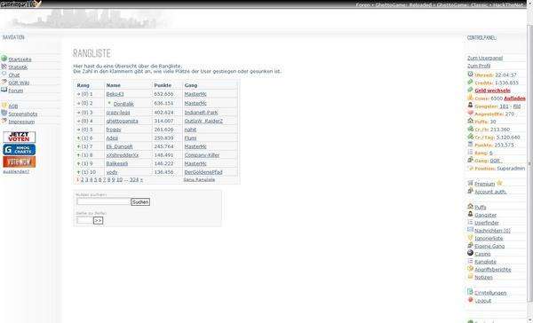 Screenshot GhettoGame Reloaded
