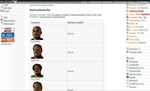 Screenshot GhettoGame Reloaded