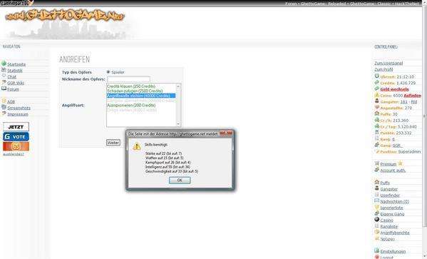Screenshot GhettoGame Reloaded