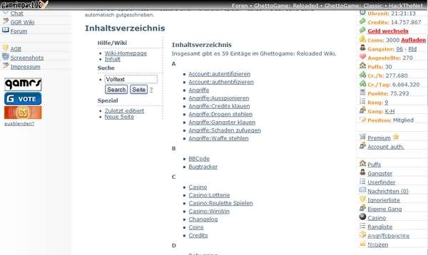 Screenshot GhettoGame Reloaded